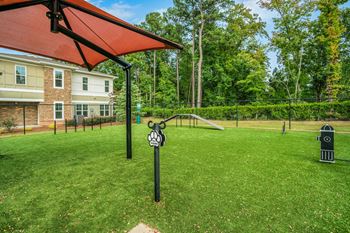 A Backyard of a Building at The Aster Apartments, Cary, North Carolina
